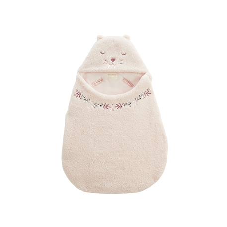 Nid d'ange en sherpa matcha Rose 2 - vertbaudet enfant 
