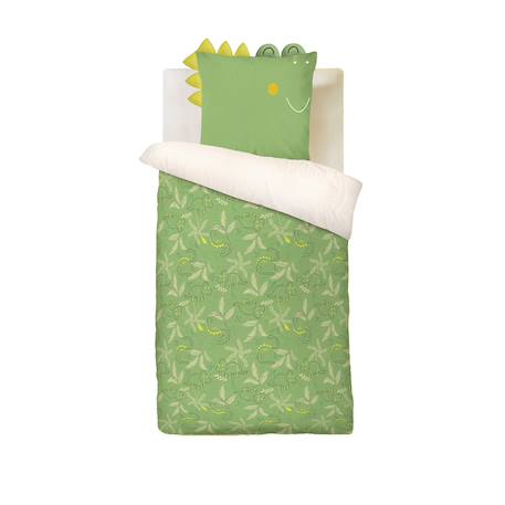 Housse de couette enfant + taie d'oreiller marius Vert 3 - vertbaudet enfant 