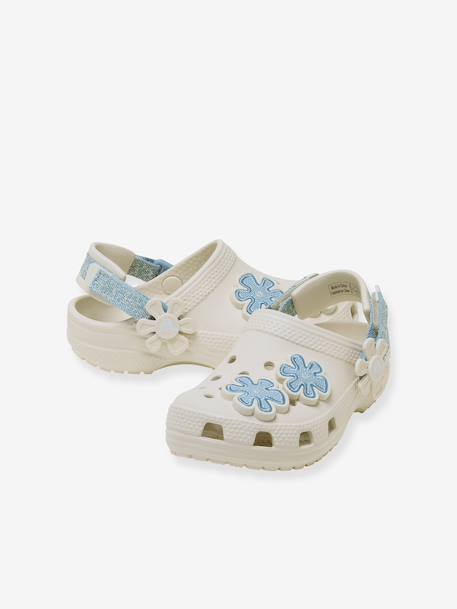 Sandales fleurs CROCS blanc 1 - vertbaudet enfant 