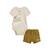 Ensemble body bébé et short costa Vert 2 - vertbaudet enfant 