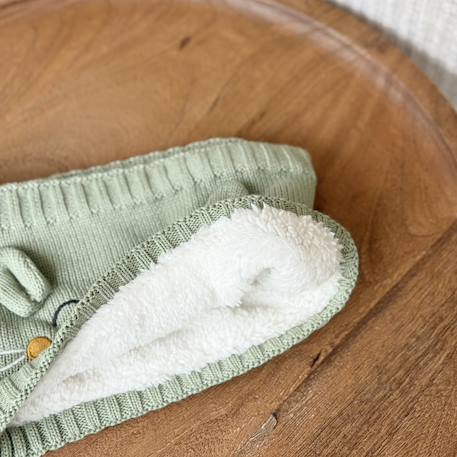 Cache cou enfant en tricot boavista Kaki 5 - vertbaudet enfant 