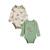 Lot de 2 bodies bébé manches longues gustin Kaki 2 - vertbaudet enfant 
