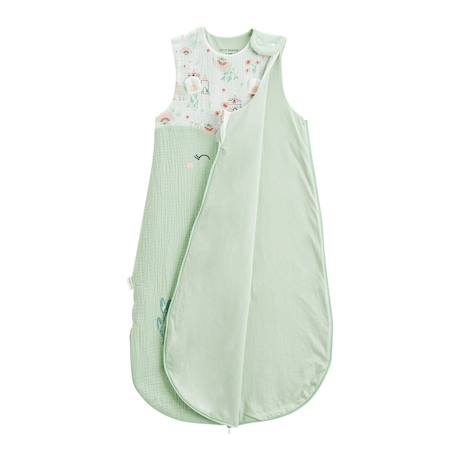 Gigoteuse siège auto tog 1 en gaze de coton arya Vert 4 - vertbaudet enfant 