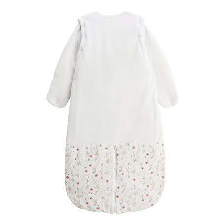 Turbulette d'hiver en velours avec manches amovibles et jambes séparables perle Ecru 3 - vertbaudet enfant 
