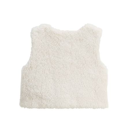 Gilet bébé réversible en sherpa céleste Ecru 5 - vertbaudet enfant 
