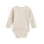 Lot de 2 bodies bébé manches longues ouverture croisée câlins Ecru 4 - vertbaudet enfant 