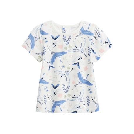 Lot de 2 t-shirts bébé manches courtes tiana Ecru 6 - vertbaudet enfant 