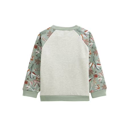 Sweat-shirt enfant en molleton abou Kaki 3 - vertbaudet enfant 