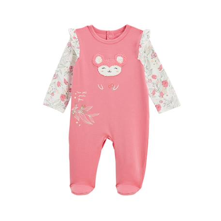 Pyjama bébé anaelle Rose 2 - vertbaudet enfant 