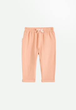 -Pantalon enfant en gaze de coton santa giulia