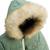 Doudoune enfant imperméable doublée sherpa avec capuche anouk Kaki 5 - vertbaudet enfant 