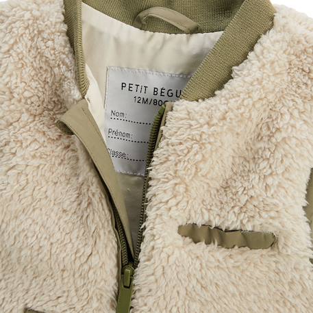 Veste sans manches en sherpa gustin Beige 3 - vertbaudet enfant 