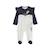 Pyjama bébé en velours holamuchacha Ecru 2 - vertbaudet enfant 