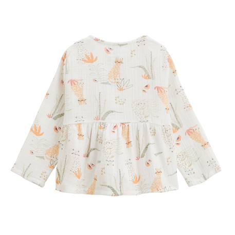 Ensemble bébé blouse en gaze de coton et legging sierra Rose 3 - vertbaudet enfant 