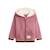 Sweat à capuche zippé bébé en molleton matcha Rose 2 - vertbaudet enfant 