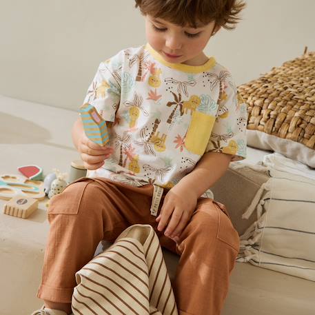 T-shirt enfant auguste Jaune 5 - vertbaudet enfant 