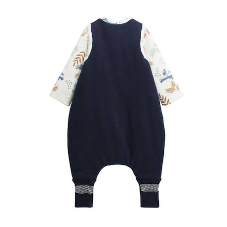 Turbulette d'hiver avec pieds retroussables et manches amovibles bivouac Bleu 3 - vertbaudet enfant 