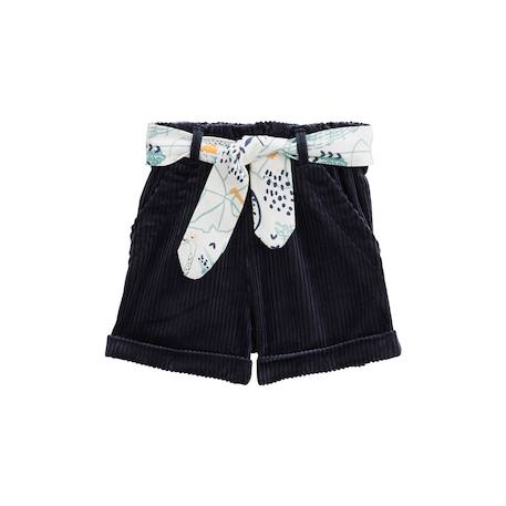 Short bébé en velours côtelé holamuchacha Bleu 2 - vertbaudet enfant 
