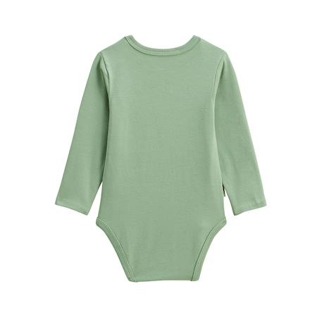 Lot de 2 bodies bébé manches longues gustin Kaki 4 - vertbaudet enfant 
