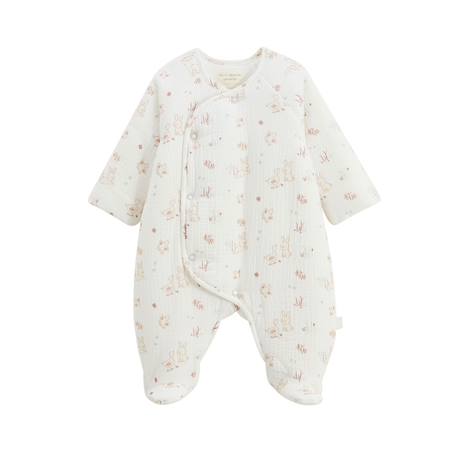 Surpyjama en gaze de coton douceur Ecru 2 - vertbaudet enfant 