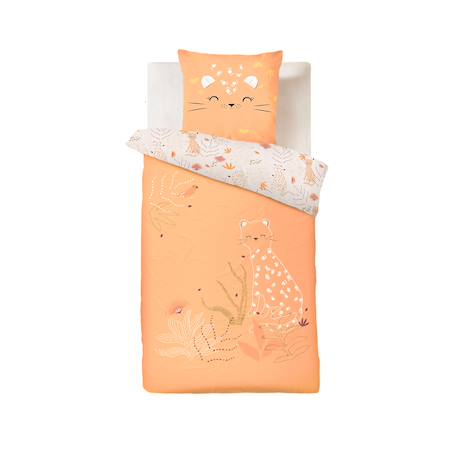 Housse de couette enfant + taie d'oreiller tchatcha Peche 2 - vertbaudet enfant 