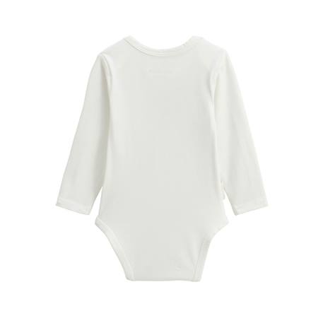 Lot de 2 bodies bébé manches longues sora Ecru 4 - vertbaudet enfant 