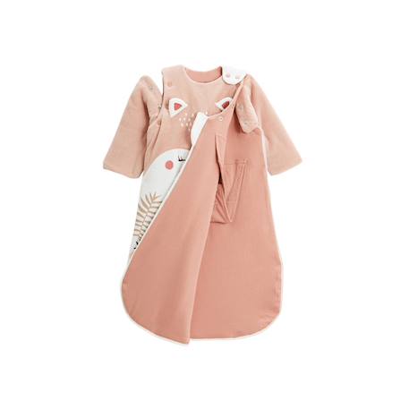 Gigoteuse d'hiver en velours avec manches amovibles machu picchu Ecru 4 - vertbaudet enfant 