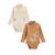 Lot de 2 bodies bébé col roulé manches longues chincha Camel 2 - vertbaudet enfant 