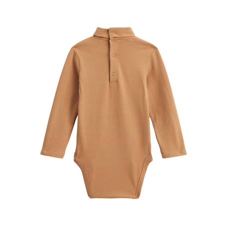 Lot de 2 bodies bébé col roulé manches longues chincha Camel 5 - vertbaudet enfant 
