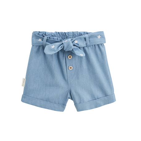 Short enfant en chambray ciao milano Bleu 2 - vertbaudet enfant 