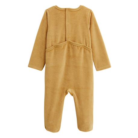 Lot de 2 pyjamas bébé en velours swan Ocre 4 - vertbaudet enfant 