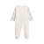 Pyjama bébé en velours ouverture pont zeste d'amour Ecru 3 - vertbaudet enfant 