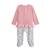 Pyjama bébé en velours céleste Rose 3 - vertbaudet enfant 