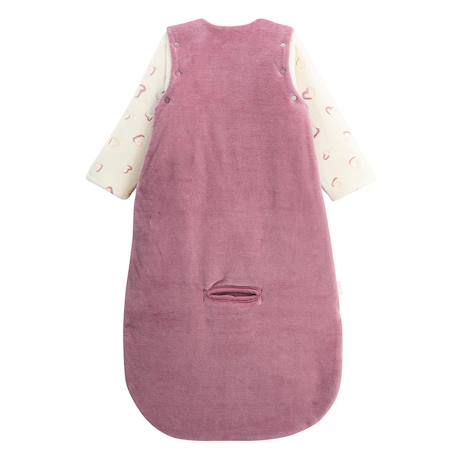 Gigoteuse siège auto tog 3 en velours avec manches amovibles matcha Rose 3 - vertbaudet enfant 