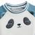 Ensemble enfant sweat et pantalon en molleton tao Bleu 3 - vertbaudet enfant 