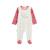 Pyjama bébé en velours happy days Rose 2 - vertbaudet enfant 