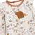 Pyjama bébé en velours chincha Ecru 4 - vertbaudet enfant 