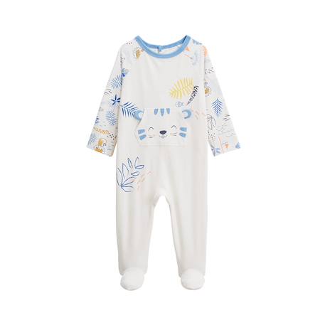 Pyjama bébé biscarosse Ecru 2 - vertbaudet enfant 