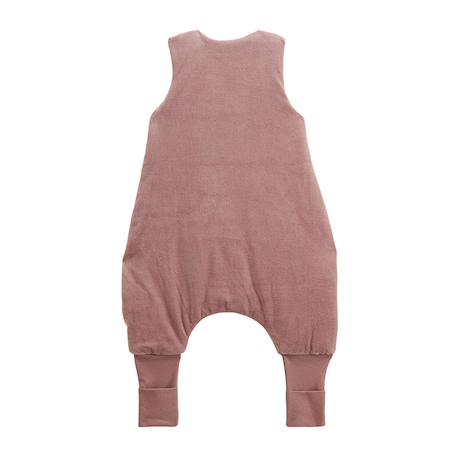 Turbulette d'hiver en velours avec pieds retroussables sora Prune 3 - vertbaudet enfant 