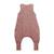 Turbulette d'hiver en velours avec pieds retroussables sora Prune 3 - vertbaudet enfant 