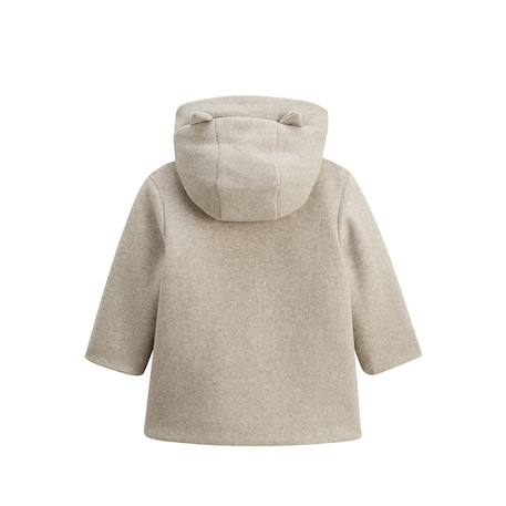 Manteau enfant avec capuche manouk Beige 3 - vertbaudet enfant 