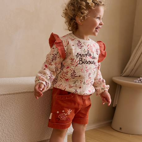Sweat-shirt en molleton manouk Ecru 6 - vertbaudet enfant 