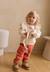 Ensemble sweat et pantalon en molleton manouk Corail 1 - vertbaudet enfant 