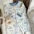 Pyjama bébé en velours dune valley Ecru 6 - vertbaudet enfant 