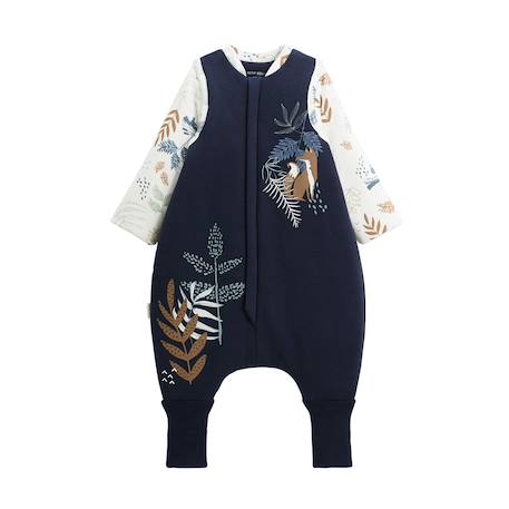 Turbulette d'hiver avec pieds retroussables et manches amovibles bivouac Bleu 2 - vertbaudet enfant 