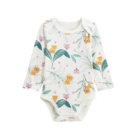 Lot de 2 bodies bébé manches longues charly Camel 6 - vertbaudet enfant 