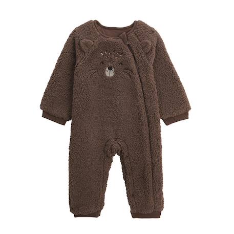 Surpyjama bébé en sherpa cracotte Marron 2 - vertbaudet enfant 