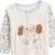 Pyjama bébé en velours ouverture pont zeste d'amour Ecru 4 - vertbaudet enfant 
