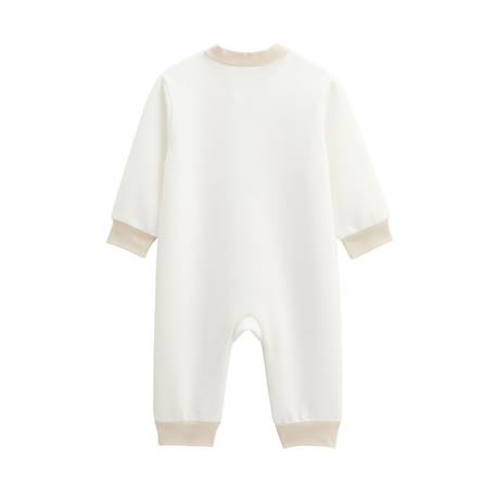 Combinaison bébé en molleton et chaussons baby panda Ecru 3 - vertbaudet enfant 
