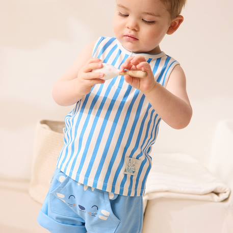 Débardeur enfant biscarosse Bleu 5 - vertbaudet enfant 